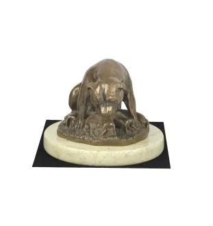 American Staffordshire Terrier, Amstaff I - dog figurine, dog silhouette figurine, trophy for Art-Dog dog show exhibition