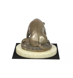 Amerykański Staffordshire terrier statuetka na piaskowym kamieniu Art-Dog