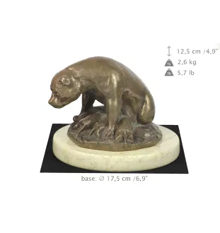 American Staffordshire Terrier, Amstaff I - Hundestatue, Hundesilhouettefigur, Trophäe für die Hundeausstellung der Marke Art-Dog