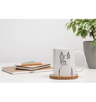 American Staffordshire Terrier, Amstaff, Am staff, Staff - tasse avec chien, tasse avec photo, cadeau personnalisé de la marque Art-Dog