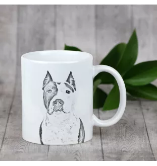 American Staffordshire Terrier, Amstaff, Am staff, Staff - tasse avec chien, tasse avec photo, cadeau personnalisé de la marque Art-Dog