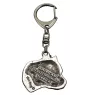 American Staffordshire Terrier, Amstaff, Am staff, Staff II - Porte-clés argenté avec chien, décoration de sac à main, pendentif de sac à dos par la marque Art-Dog