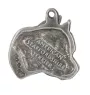 American Staffordshire Terrier, Amstaff, Am staff, Staff II - Porte-clés argenté avec chien, décoration de sac à main, pendentif de sac à dos par la marque Art-Dog