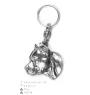 American Staffordshire Terrier, Amstaff II - Silver-plated dog pendant, handbag decoration, backpack pendant by Art-Dog brand