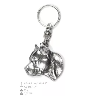 Amerykański Staffordshire terrier brelok do kluczy Art-Dog