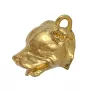 American Staffordshire Terrier, Amstaff, Am staff, Staff - Collier pour chien, pendentif plaqué or pour fan de chien, bijoux uniques de la marque Art-Dog