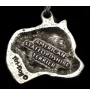American Staffordshire Terrier, Amstaff, Am staff, Staff II - Collier de chien dans une boîte cadeau, médaillon argenté pour fan de chien, pendentif remarquable de la marque Art-Dog