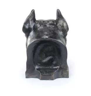 American Staffordshire Terrier, Amstaff - urn for dog ashes, dog bust, large dog head for garden by Art-Dog