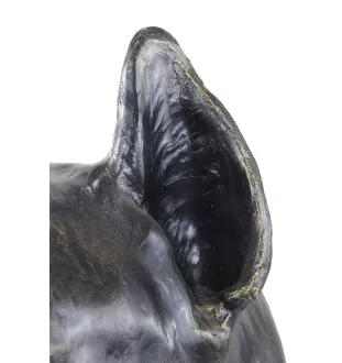 American Staffordshire Terrier, Amstaff - urn for dog ashes, dog bust, large dog head for garden by Art-Dog