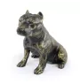 American Staffordshire Terrier, Amstaff - Hundestatue, sitzender Hund für den Schreibtisch, Dekoration für das Wohnzimmer eines Hundeliebhabers von Art-Dog
