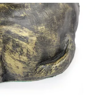 American Staffordshire Terrier, Amstaff - Hundestatue, sitzender Hund für den Schreibtisch, Dekoration für das Wohnzimmer eines Hundeliebhabers von Art-Dog