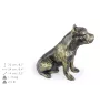 American Staffordshire Terrier, Amstaff - Hundestatue, sitzender Hund für den Schreibtisch, Dekoration für das Wohnzimmer eines Hundeliebhabers von Art-Dog