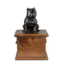 Amerykański Staffordshire terrier urna z siedzącą figurką Art-Dog