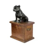 Amerykański Staffordshire terrier urna z siedzącą figurką Art-Dog