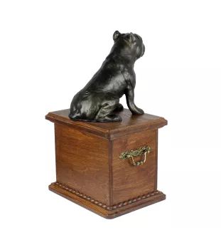 Amerykański Staffordshire terrier urna z siedzącą figurką Art-Dog
