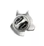American Staffordshire Terrier, Amstaff, Am staff, Staff I  - Broche chien argentée, épingle élégante, décoration de revers de veste par la marque Art-Dog