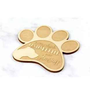 Amerykański Staffordshire terrier podkładka pod kubek ze sklejki Art-Dog