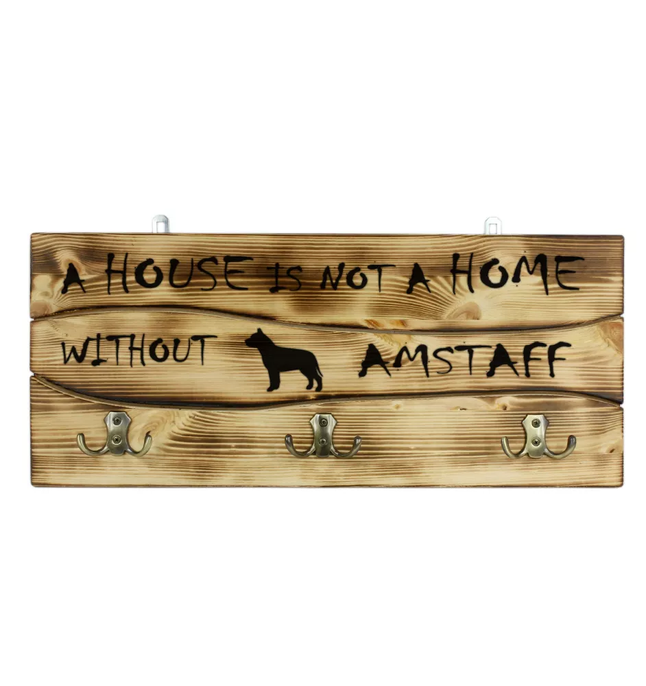 American Staffordshire Terrier, Amstaff - Kleiderständer mit Hund, Ausstellung von Medaillen, Dekoration für Zuhause der Marke Art-Dog