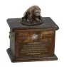 American Staffordshire Terrier, Amstaff II - urn for dog ashes, urn with a statuette, personalized urn for dog ashes by Art-Dog brand