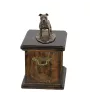 American Staffordshire Terrier, Amstaff, Am staff, Staff IV - urne pour les cendres de chien, urne avec une statuette, urne personnalisée pour les cendres de chien de la marque Art-Dog