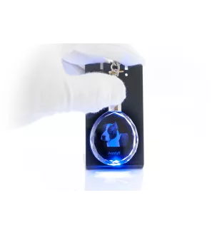 American Staffordshire Terrier, Amstaff - Anhänger mit einem Foto eines Hundes, Schlüsselanhänger aus Kristall in einer Geschenkbox, ein einzigartiges Geschenk von Art-Dog