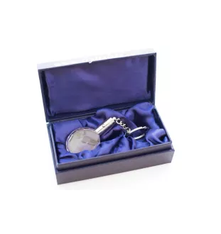 American Staffordshire Terrier, Amstaff - pendant with a photo of a dog, crystal key ring in a gift box, a unique gift by Art-Dog