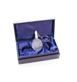 American Staffordshire Terrier, Amstaff - pendant with a photo of a dog, crystal key ring in a gift box, a unique gift by Art-Dog