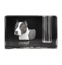 American Staffordshire Terrier, Amstaff - Pen stand, crystal organiser with dog photo, unique desk decoration by Art-Dog brand