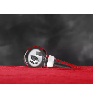 American Staffordshire Terrier, Amstaff, Am staff, Staff - Bouchon de bouteille en cristal, bouchon de vin unique avec photo, cadeau personnalisé pour sommelier par la marque Art-Dog