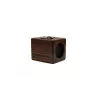 American Staffordshire Terrier, Amstaff, Am staff, Staff I - bougeoir en bois avec un chien, un souvenir unique après la perte d'un chien, une œuvre artisanale de la marque Art-Dog