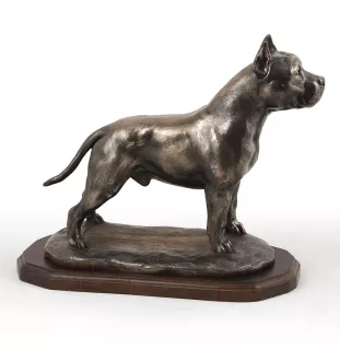 American Staffordshire Terrier, Amstaff - exclusive dog figurine, luxury interior decoration, limited edition figures from the Art-Dog brand