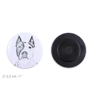 Amerykański Staffordshire terrier magnes z psem mały Art-Dog