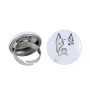 American Staffordshire Terrier, Amstaff - women's jewelry with a dog portrait, handmade product, possibility to add your own photo, Art-Dog brand
