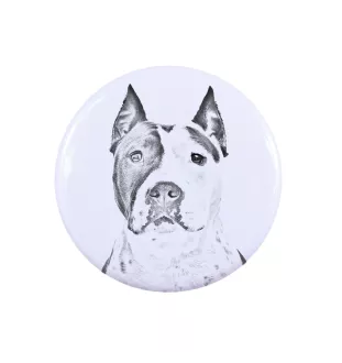 American Staffordshire Terrier, Amstaff - women's jewelry with a dog portrait, handmade product, possibility to add your own photo, Art-Dog brand