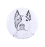 American Staffordshire Terrier, Amstaff, Am staff, Staff - badge avec votre chien, ajoutez votre propre photo, marque Art-Dog