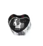 American Staffordshire Terrier, Amstaff - a photo of a dog in crystal, crystal heart, unique photo frame from the Art-Dog brand