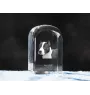 American Staffordshire Terrier, Amstaff, Am staff, Staff - un cube de cristal avec une photo, une photo de chien dans le cristal, un presse-papiers cubique de la marque Art-Dog
