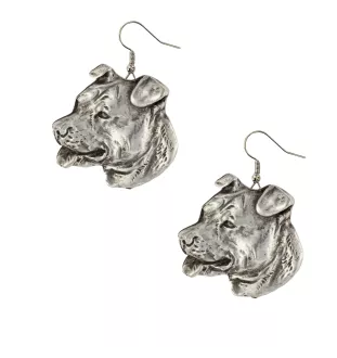 American Staffordshire Terrier, Amstaff - Hängende Ohrringe mit Hunden, entzückender Schmuck für Hunde-Mama, Geschenk für Mädchen von der Marke Art-Dog