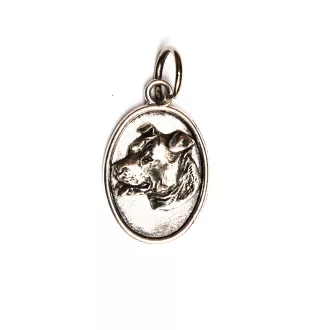 American Staffordshire Terrier, Amstaff - Halskette mit Hund, Anhänger für Hundemama, einzigartiger Schmuck der Marke Art-Dog