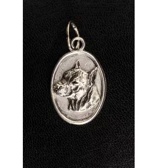 American Staffordshire Terrier, Amstaff, Am staff, Staff I - collier avec chien, pendentif pour maman de chien, bijoux uniques de la marque Art-Dog