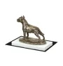 American Staffordshire Terrier, Amstaff, Am staff, Staff - statuette de chien, figurine sur un socle blanc, trophée pour exposition de chiens de la marque Art-Dog