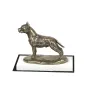 Amerykański Staffordshire terrier statuetka na białym drewnie Art-Dog