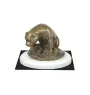 American Staffordshire Terrier, Amstaff, Am staff, Staff I - statuette de chien, figurine sur un socle blanc, trophée pour exposition de chiens de la marque Art-Dog