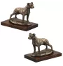 Amerykański Staffordshire terrier statuetka na jasnym kamieniu Art-Dog