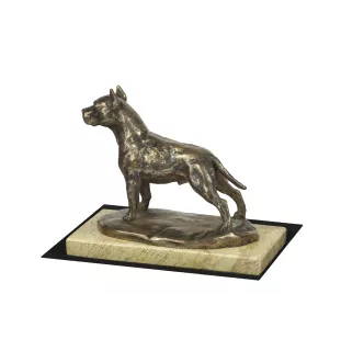 American Staffordshire Terrier, Amstaff - Hundestatue, Hundesilhouettefigur, Trophäe für die Hundeausstellung der Marke Art-Dog