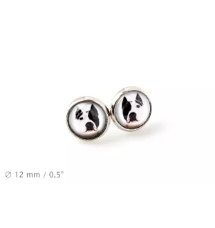 American Staffordshire Terrier, Amstaff - jewelry with your photo box, set of necklace and earrings, personalized products from the Art-Dog brand