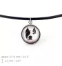 American Staffordshire Terrier, Amstaff - a set of jewelry with your photo, handmade set, bracelet and necklace by Art.-Dog brand