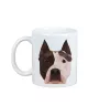 Amerykański Staffordshire terrier kubek geometryczny Art-Dog