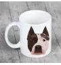 Amerykański Staffordshire terrier kubek geometryczny Art-Dog