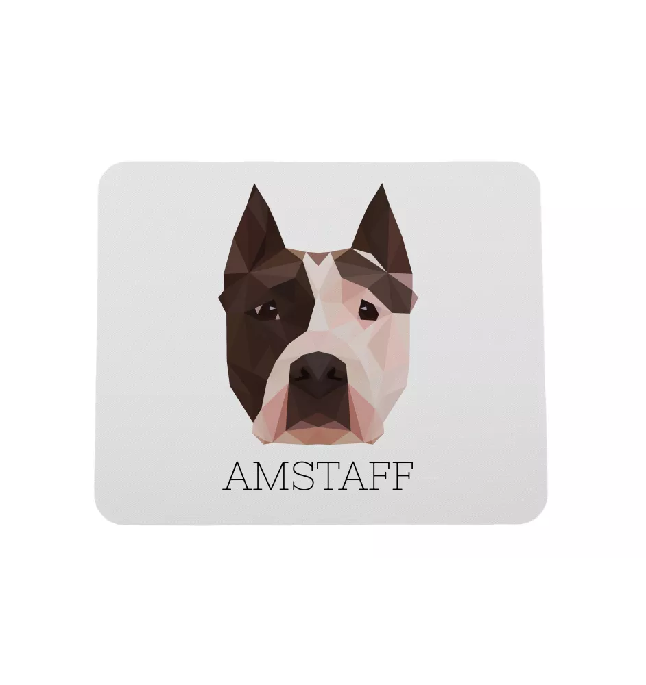 Amerykański Staffordshire terrier podkładka geometryczny Art-Dog